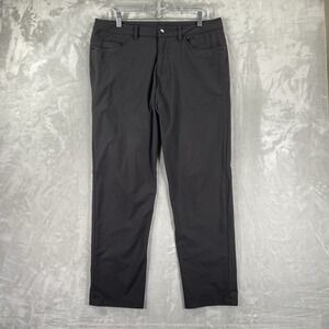 Lululemon Pants men's 34x30 ABC Classic Fit Chino 5-Pocket Black Performance